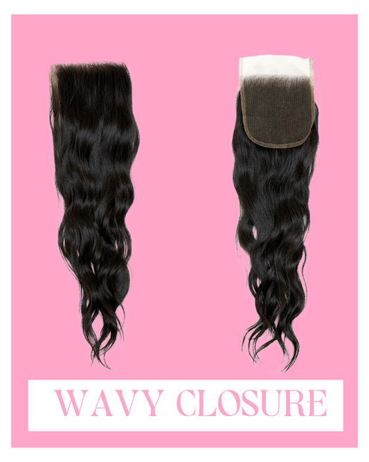 5x5 Raw Wavy HD Closure
